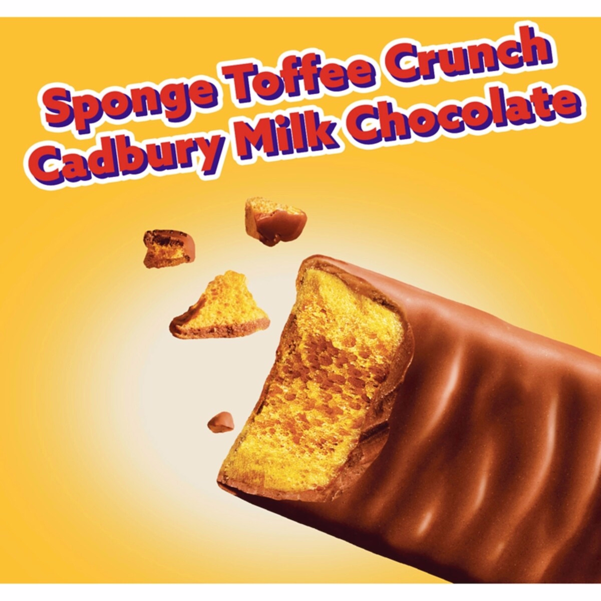 Crunchie, Chocolatey Candy Bars, Multipack, Pack of 4