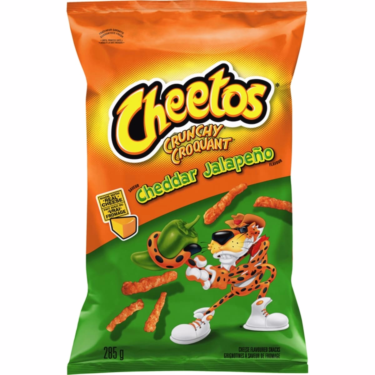 Crunchy Cheddar Jalapeño Flavour Cheese Flavoured Snacks