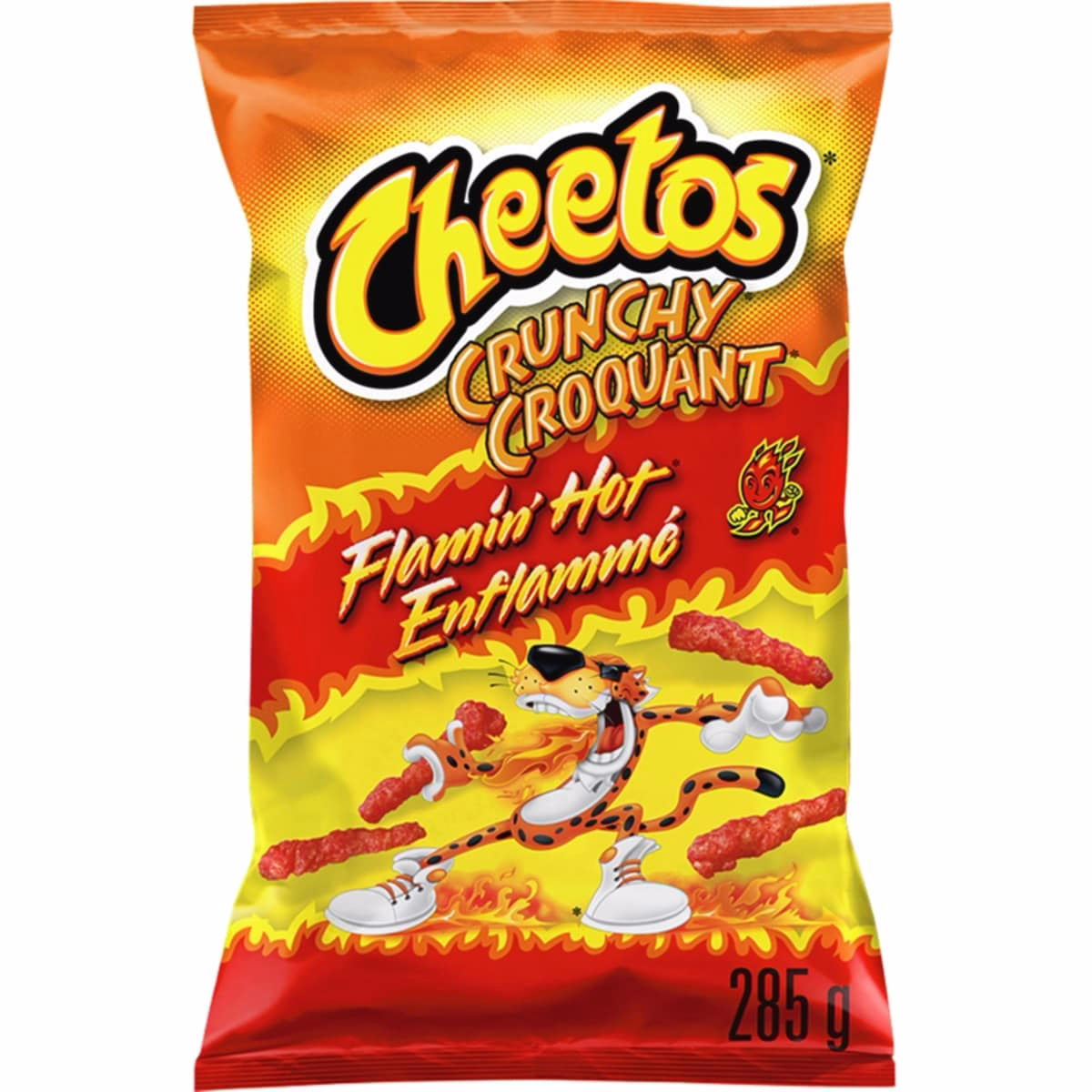 Crunchy Flamin' Hot Cheese Flavoured Snacks Crunchy Flamin' Hot Cheese Flavoured Snacks