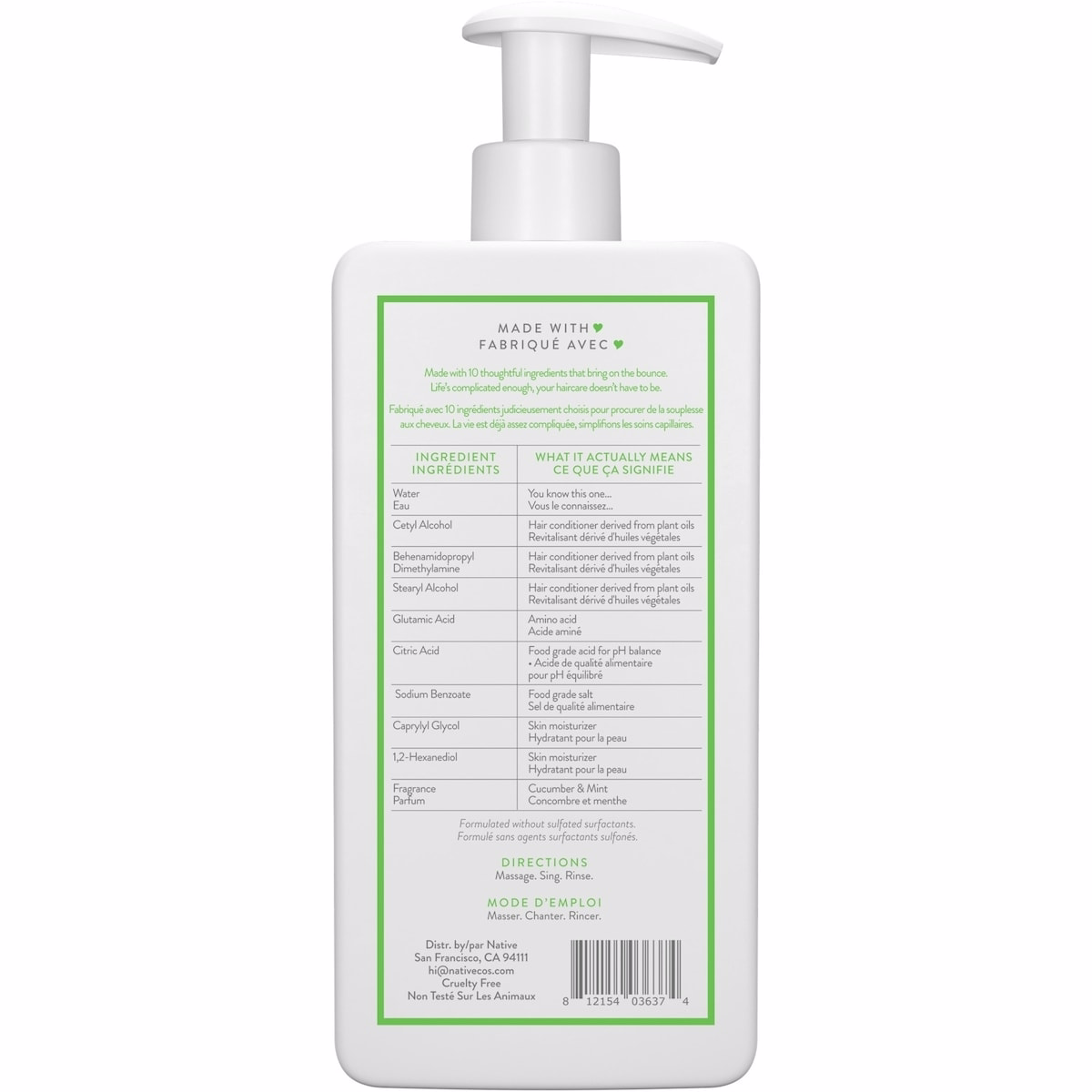 Cucumber & Mint Volumizing Conditioner