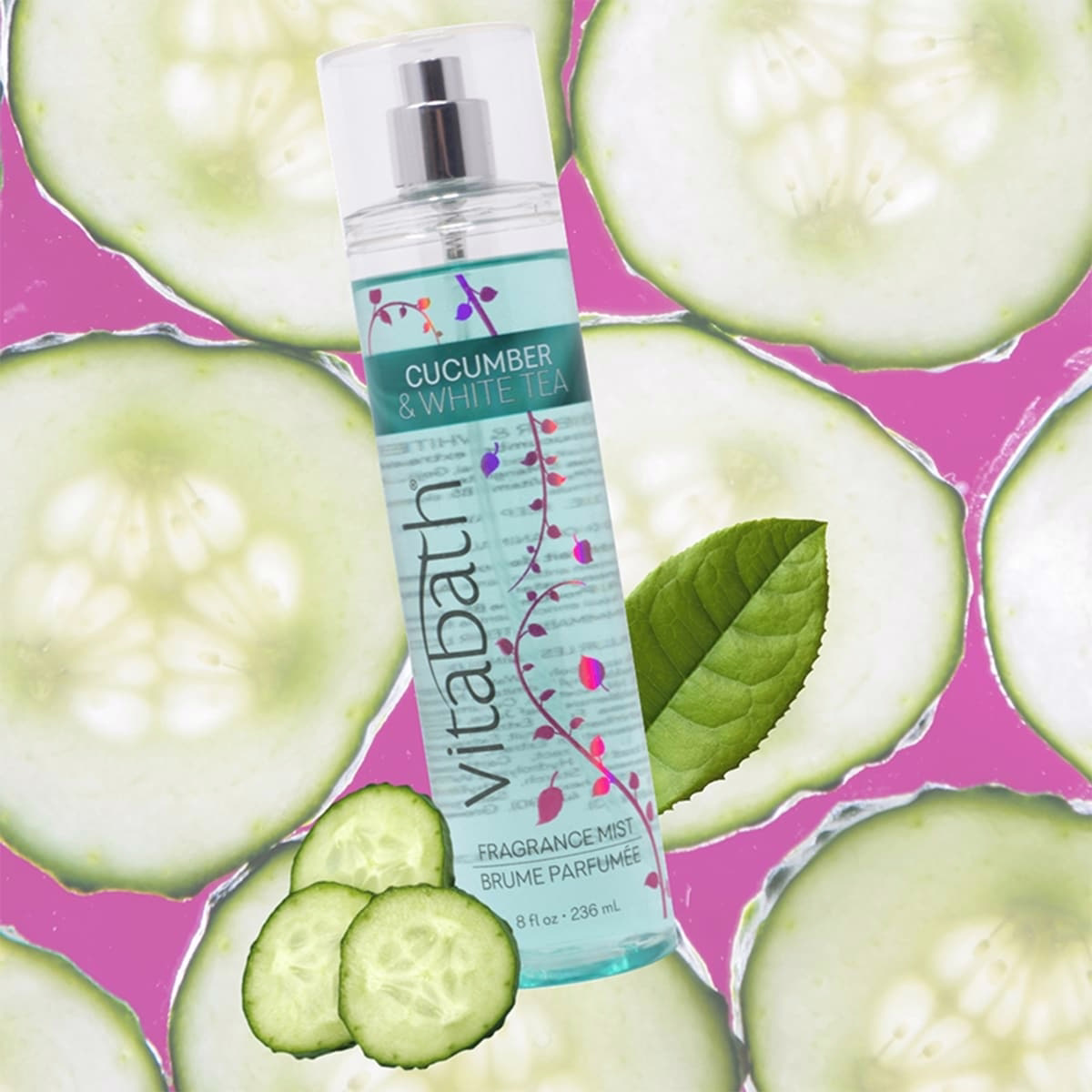 Cucumber & White Tea Alcohol & Dye Free Fragrance Mist