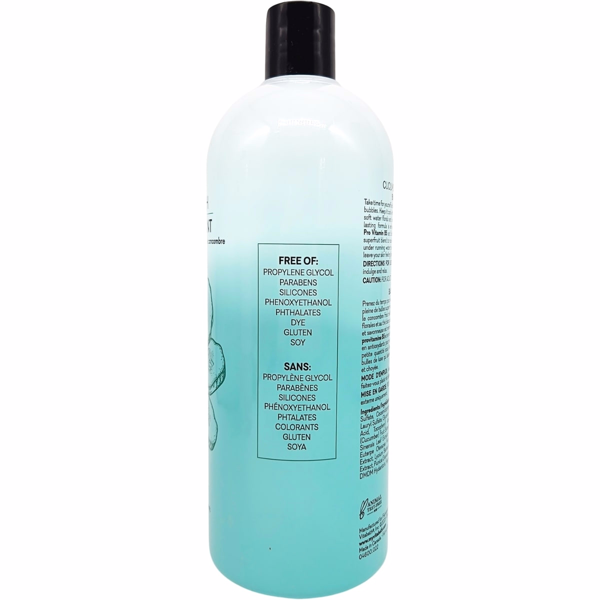 Cucumber & White Tea Paraben & Dye Free Bubble Bath Cucumber & White Tea Paraben & Dye Free Bubble Bath