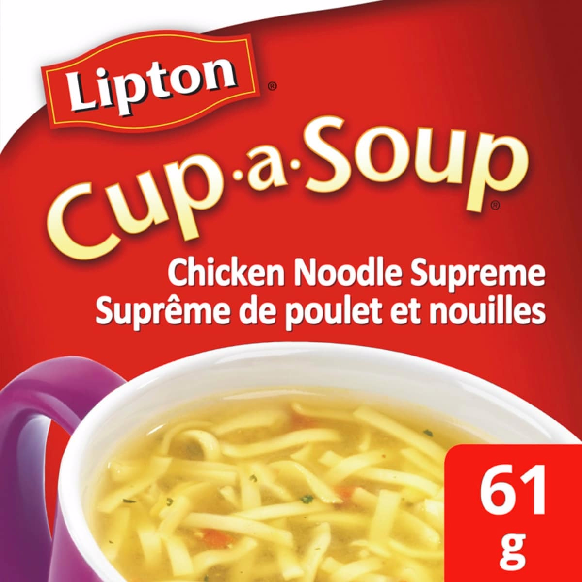 Cup-a-Soup Instant Soup Mix Chicken Noodle Supreme low fat
