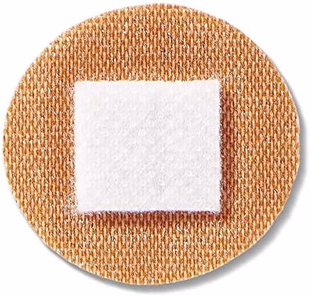 Curad Flex Fabric Spot Bandages, 7/8' Round, Sterile, Latex-Free - Box of 100 Curad Flex Fabric Spot Bandages, 7/8' Round, Sterile, Latex-Free - Box of 100