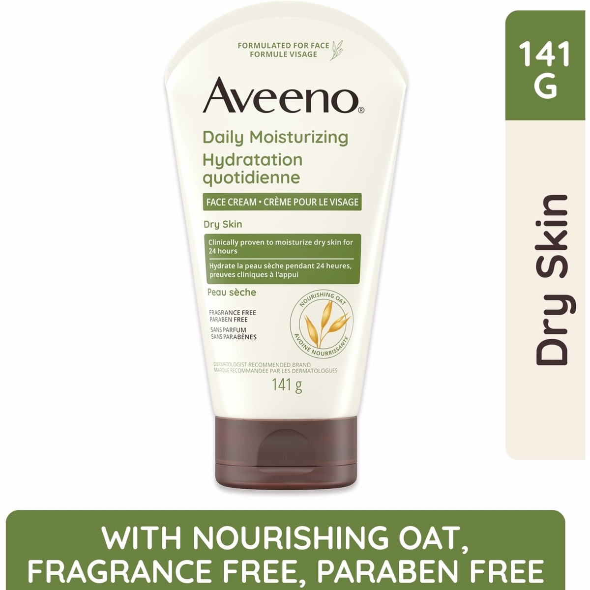 Daily Moisturizing Face Cream, Dry Skin, Fragrance Free