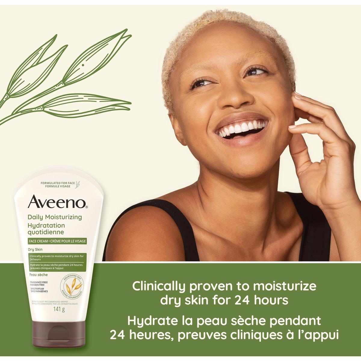 Daily Moisturizing Face Cream, Dry Skin, Fragrance Free Daily Moisturizing Face Cream, Dry Skin, Fragrance Free
