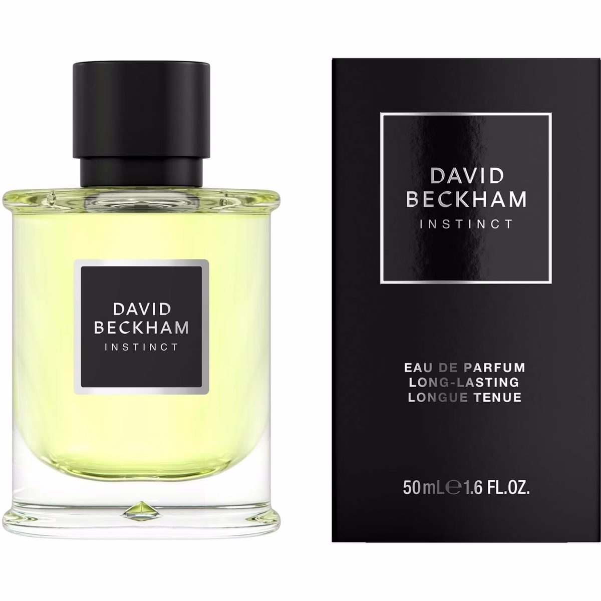 Instinct Eau de Parfum pour Homme, Parfum fougère citrus, Captivant et dynamique David Beckham Fragrance, Flacon sophistiqué