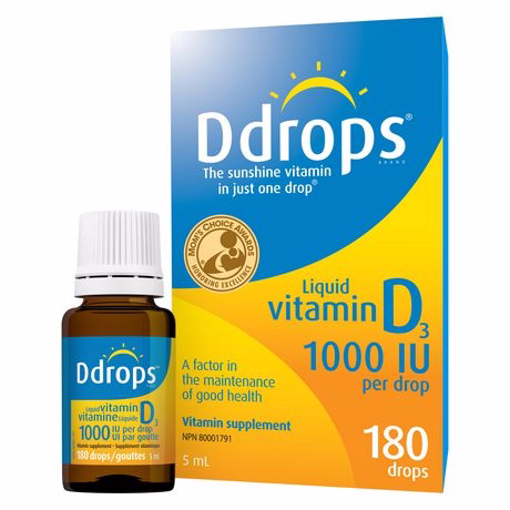 Ddrops Ddrops Adults 1000 Iu Vitamin D3, 180 Drops 5.0 Ml