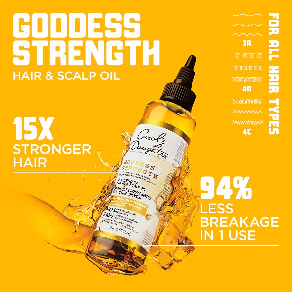 Deep Treatment Hair Oil, Goddess Strength
