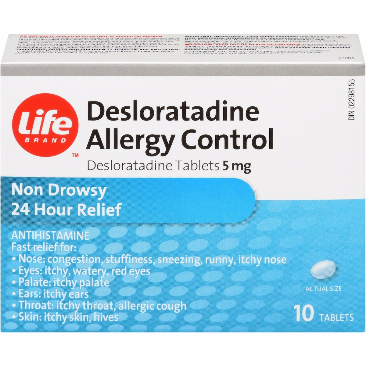 DESLORATADINE ALLERGY CONTROL
Desloratadine Tablets 5mg