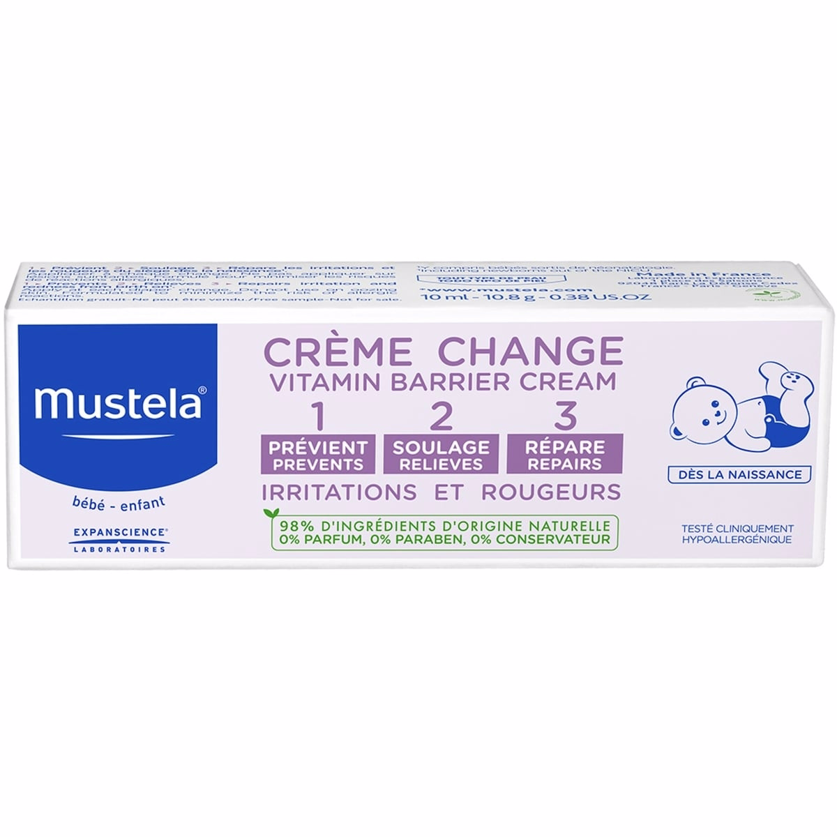 Diaper Change Barrier Cream 1 2 3