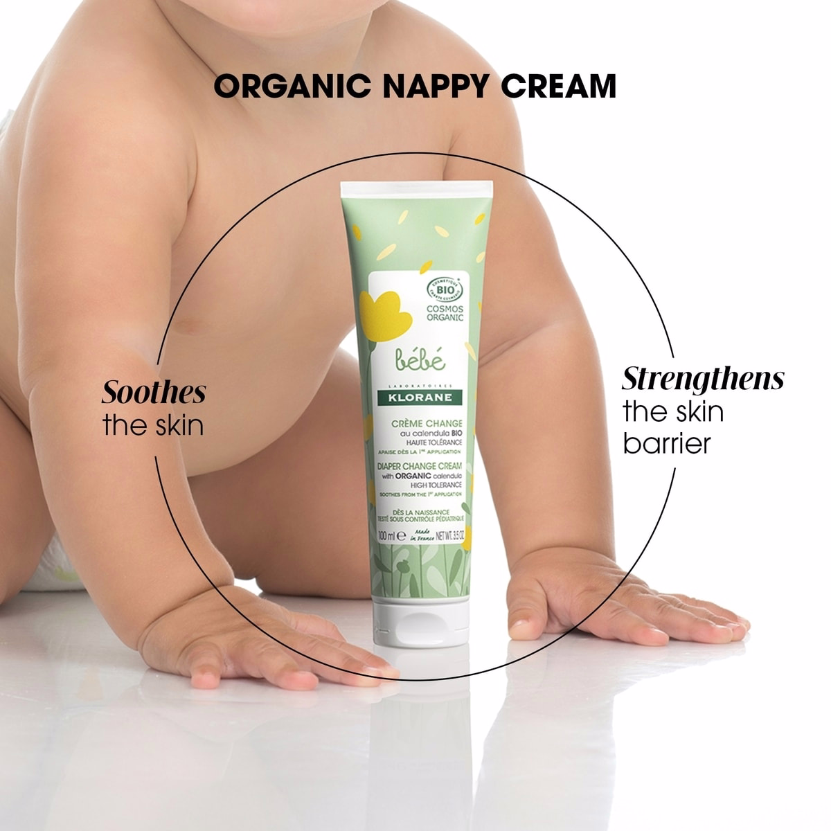Diaper Change Cream with Organic Calendula - Diaper Area - Baby