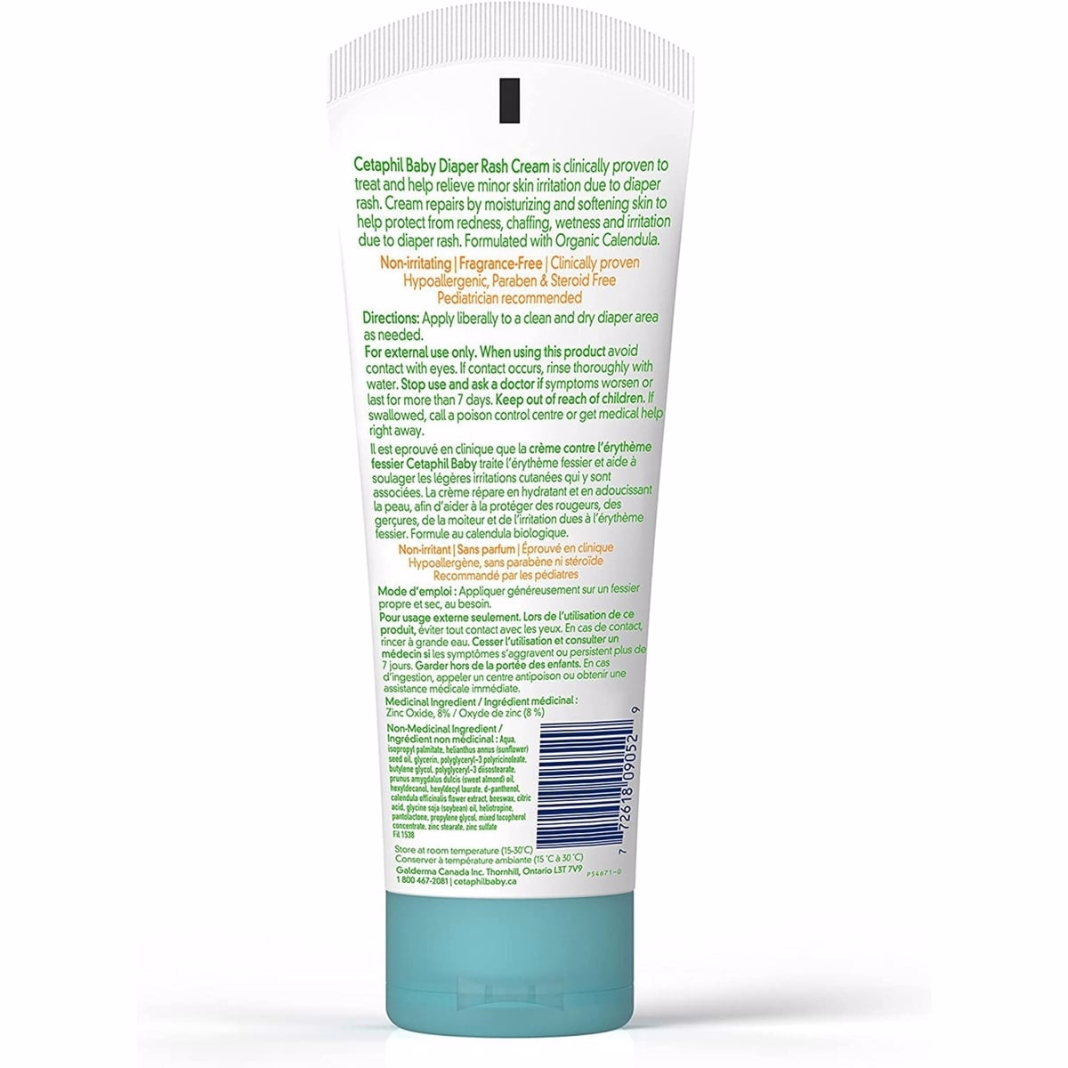 Diaper Rash Cream with Organic Calendula, Helps Treat and Heal Diaper Rash. Pediatriciation Recommended, 70g