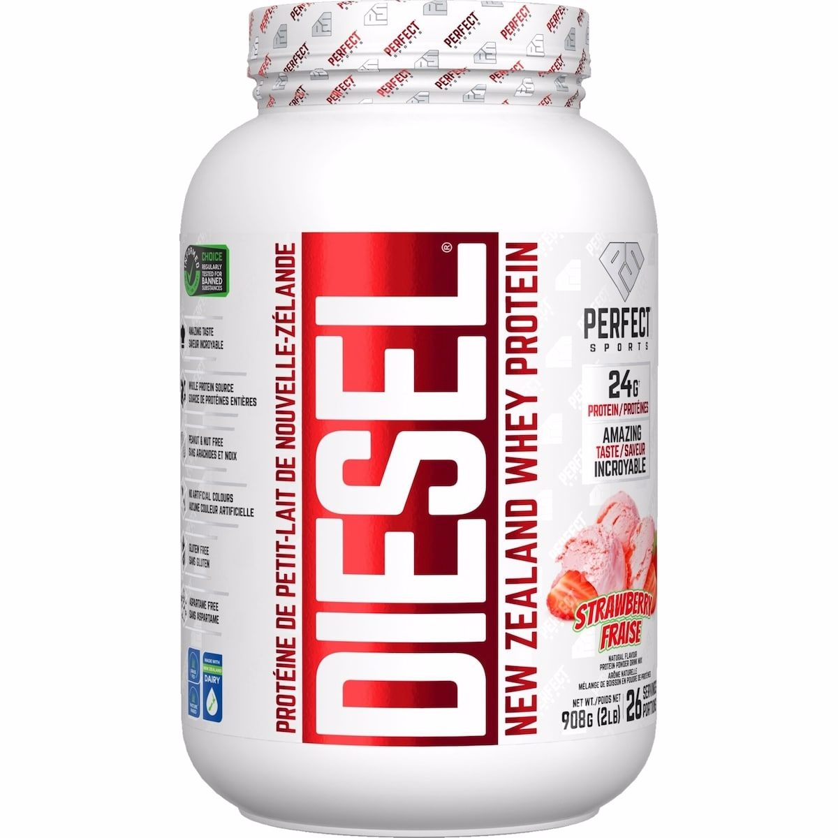 Diesel New Zealand Whey Protein Strawberry