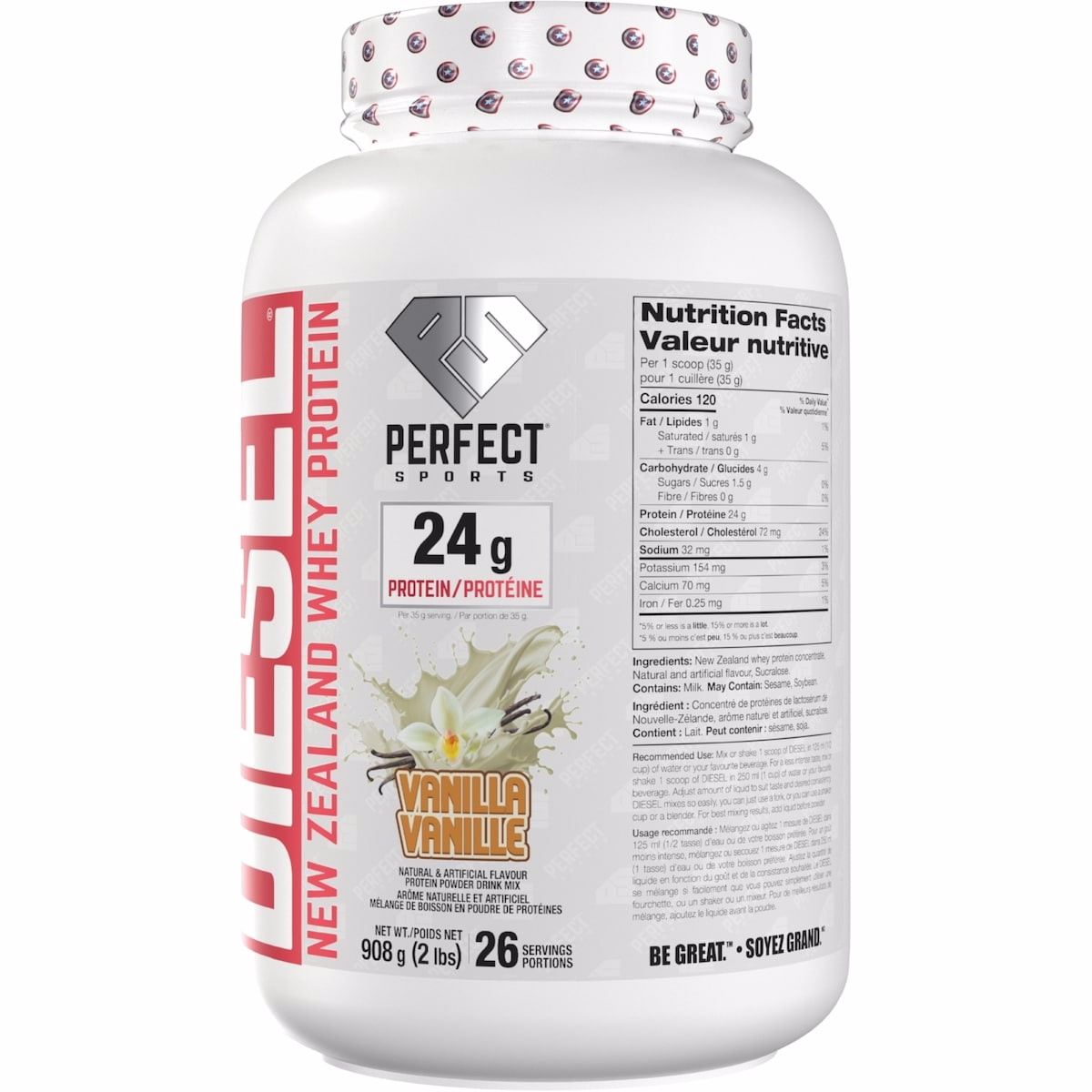 Diesel New Zealand Whey Protein Vanilla