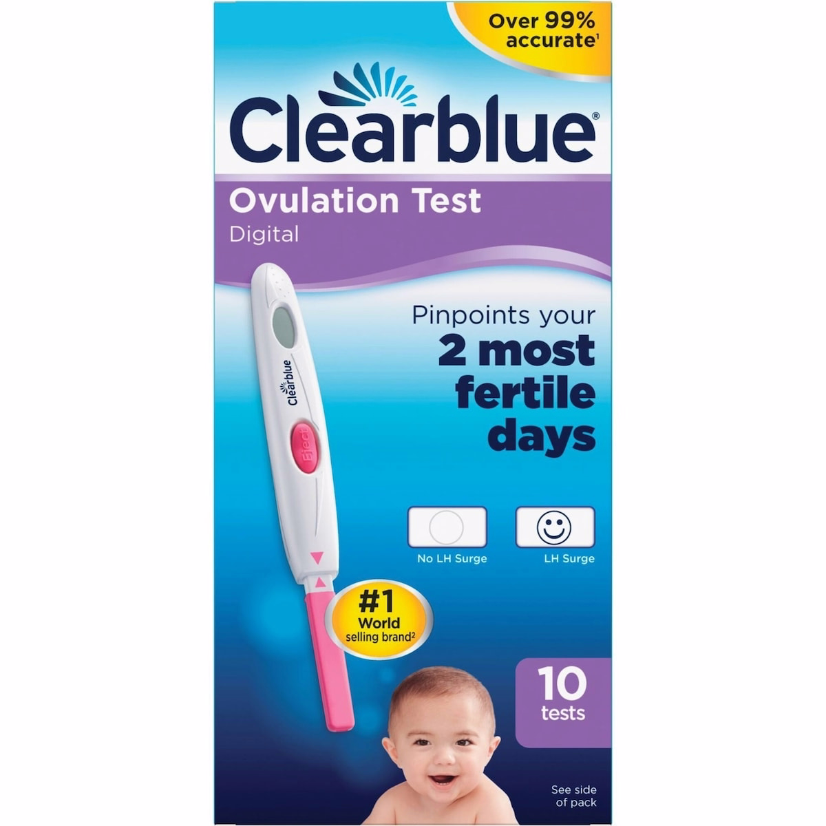 Digital Ovulation Predictor Kit, 10 Digital Tests