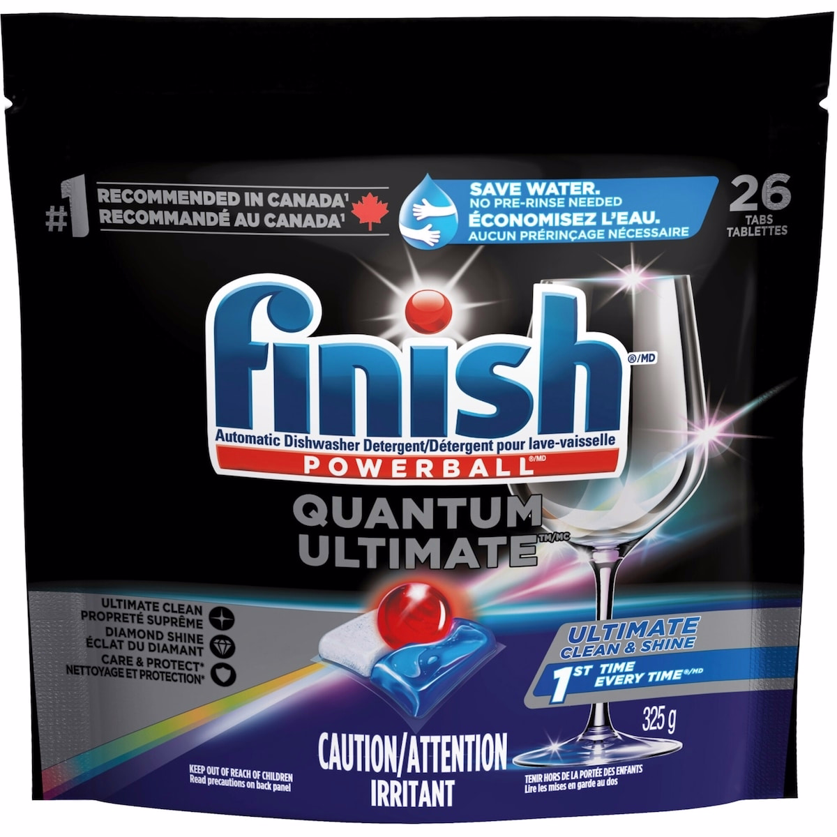 Dishwasher Detergent Pods, Quantum Ultimate, Fresh, 26 Tablets
