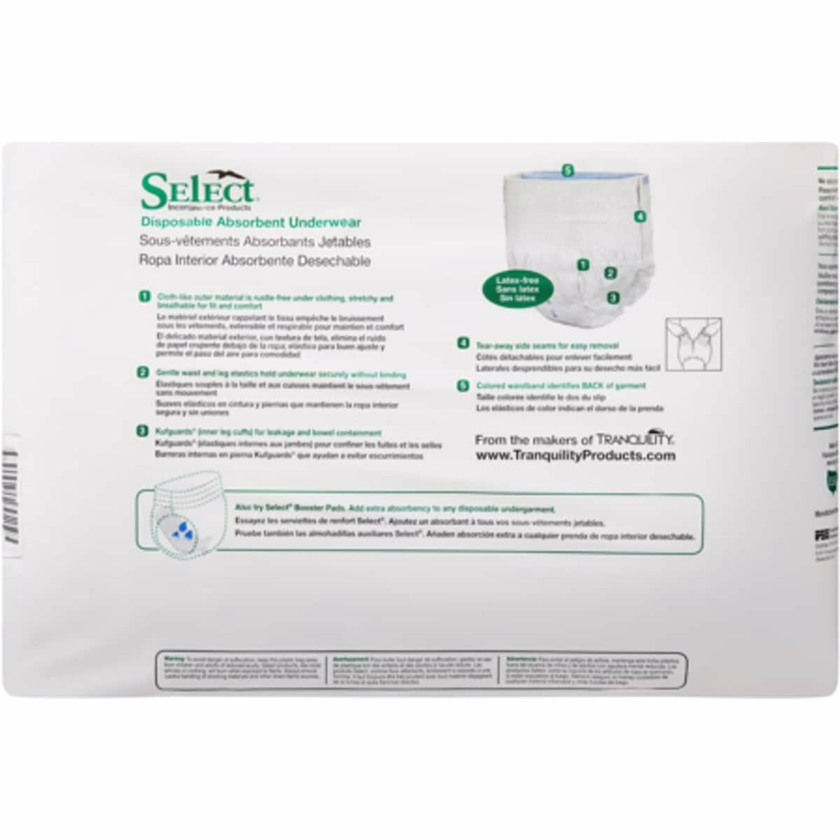 Disposable Absorbent Underwear, Small