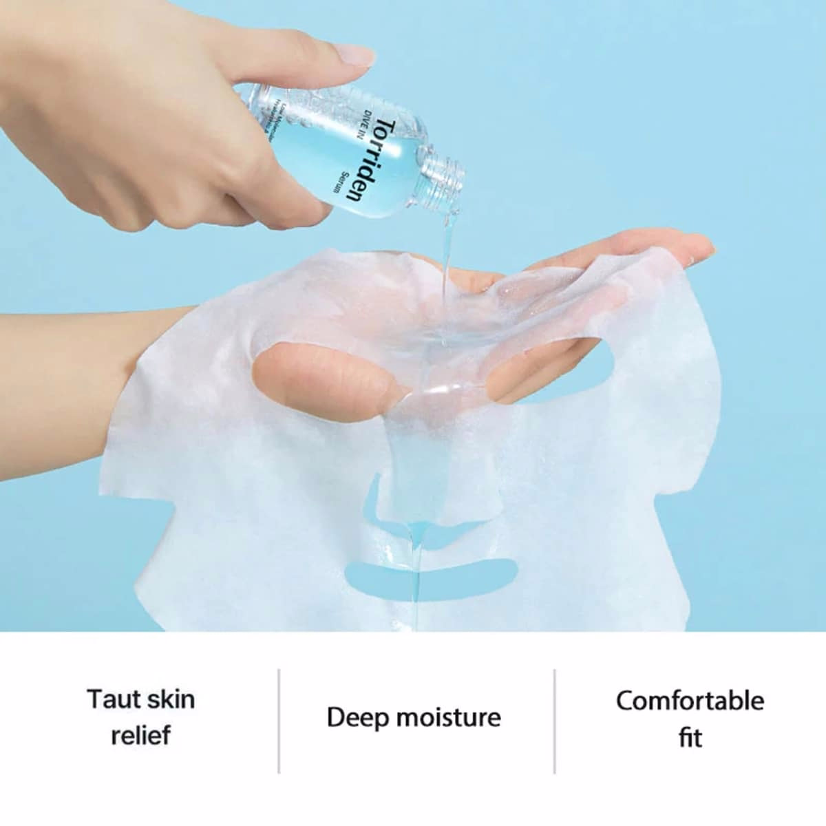 Torriden Dive-In Masque en feuille à l'acide hyaluronique à faible poids moléculaire - 1 BOITE / 10 PIECES Torriden Dive-In Masque en feuille à l'acide hyaluronique à faible poids moléculaire - 1 BOITE / 10 PIECES