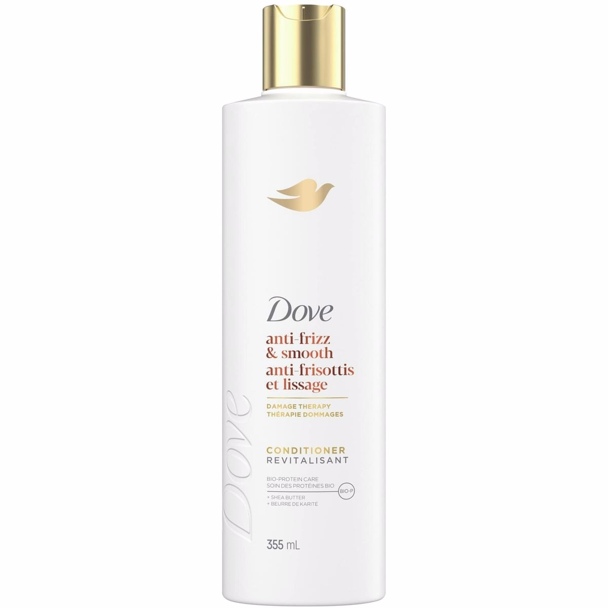 Dove Anti-Frizz & Smooth Conditioner for Frizz-Prone Hair with Liquid Bio-Protein care 355 ML Dove Anti-Frizz & Smooth Conditioner for Frizz-Prone Hair with Liquid Bio-Protein care 355 ML