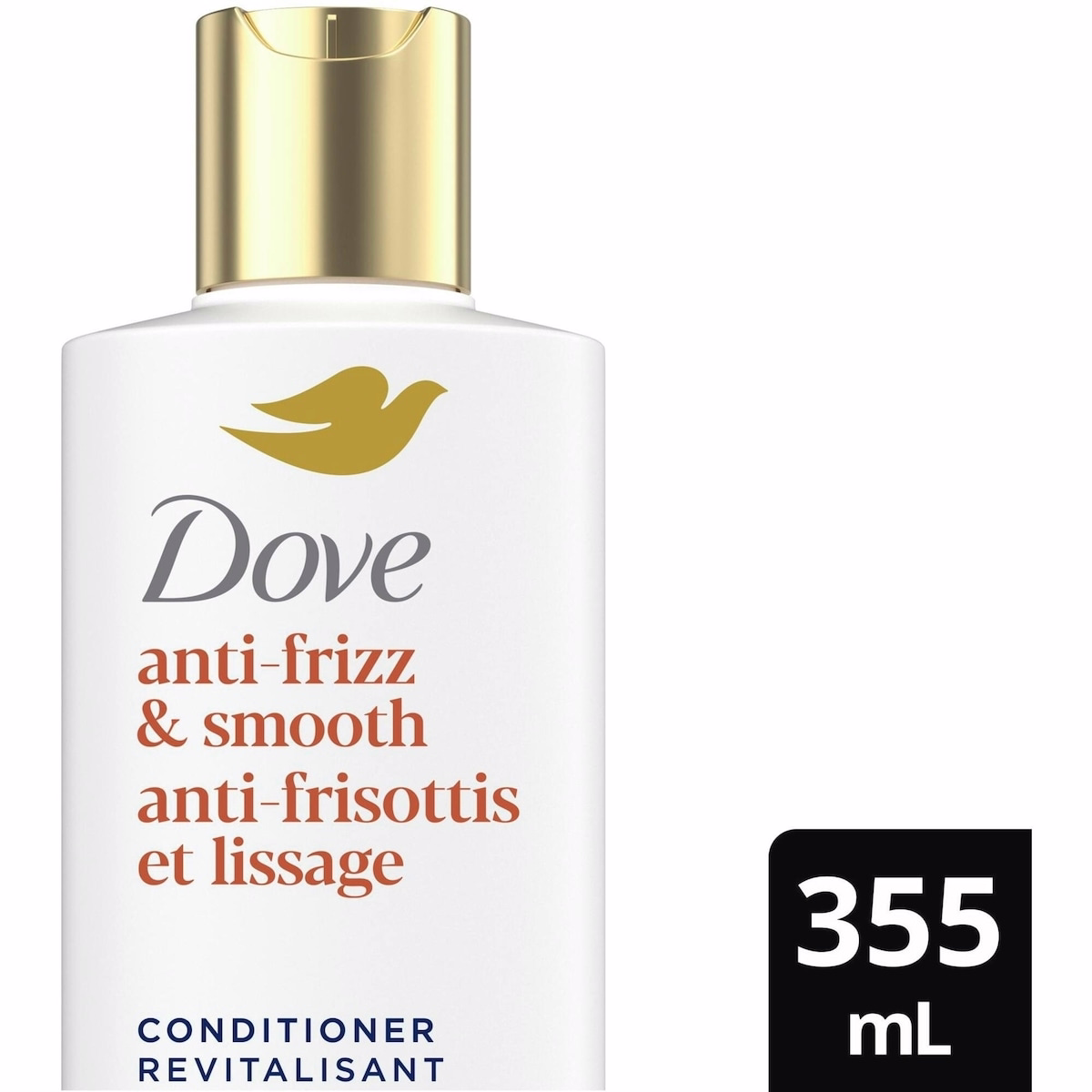Dove Anti-Frizz & Smooth Conditioner for Frizz-Prone Hair with Liquid Bio-Protein care 355 ML Dove Anti-Frizz & Smooth Conditioner for Frizz-Prone Hair with Liquid Bio-Protein care 355 ML