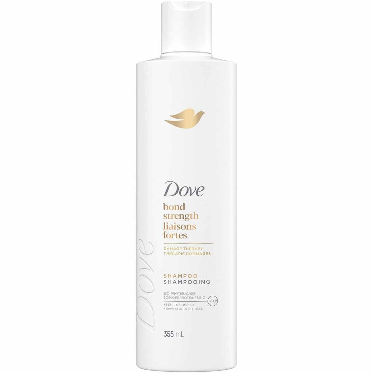 Dove Bond Strength Shampoo  for Chemically Treated Hair,  with Liquid Bio-Protein Care technology, 355 ML