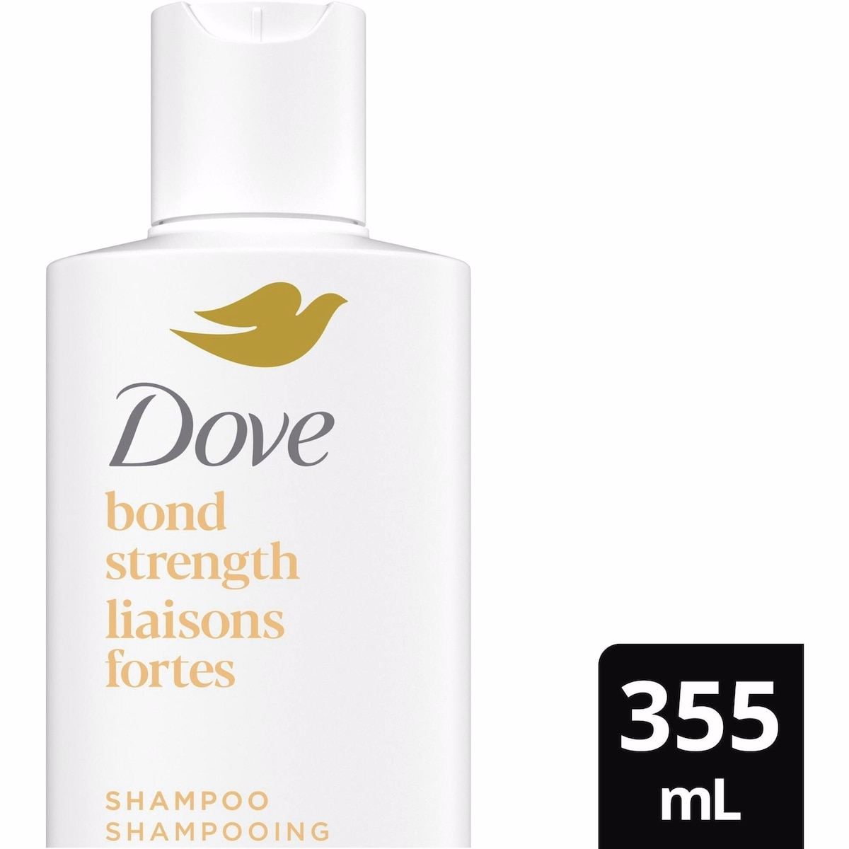 Dove Bond Strength Shampoo  for Chemically Treated Hair,  with Liquid Bio-Protein Care technology, 355 ML