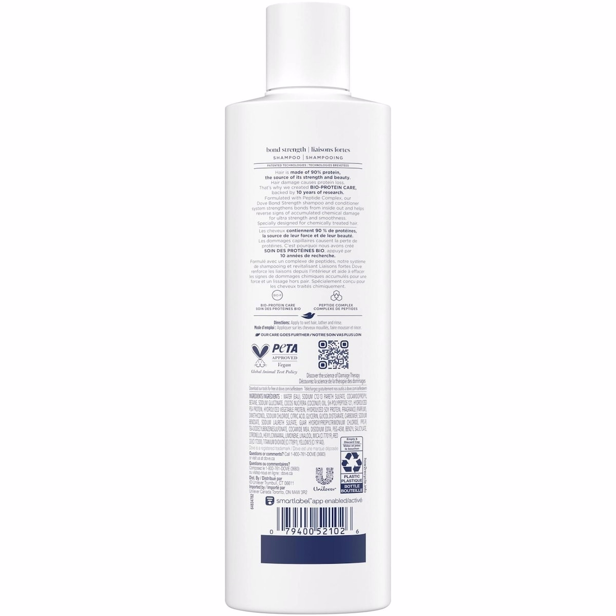 Dove Bond Strength Shampoo for Chemically Treated Hair, with Liquid Bio-Protein Care technology, 355 ML Dove Bond Strength Shampoo for Chemically Treated Hair, with Liquid Bio-Protein Care technology, 355 ML