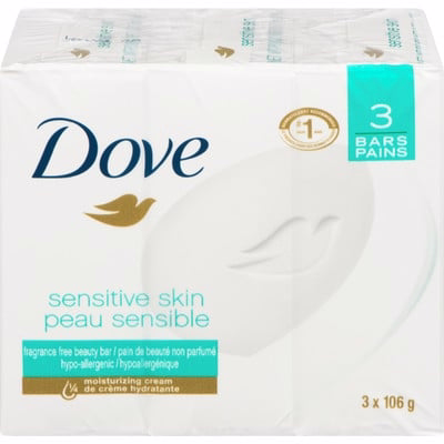 Dove Dove Beauty Bar For Sensitive Skin Care Sensitive Skin 106 G 3 Count 106.0 G Dove Dove Beauty Bar For Sensitive Skin Care Sensitive Skin 106 G 3 Count 106.0 G
