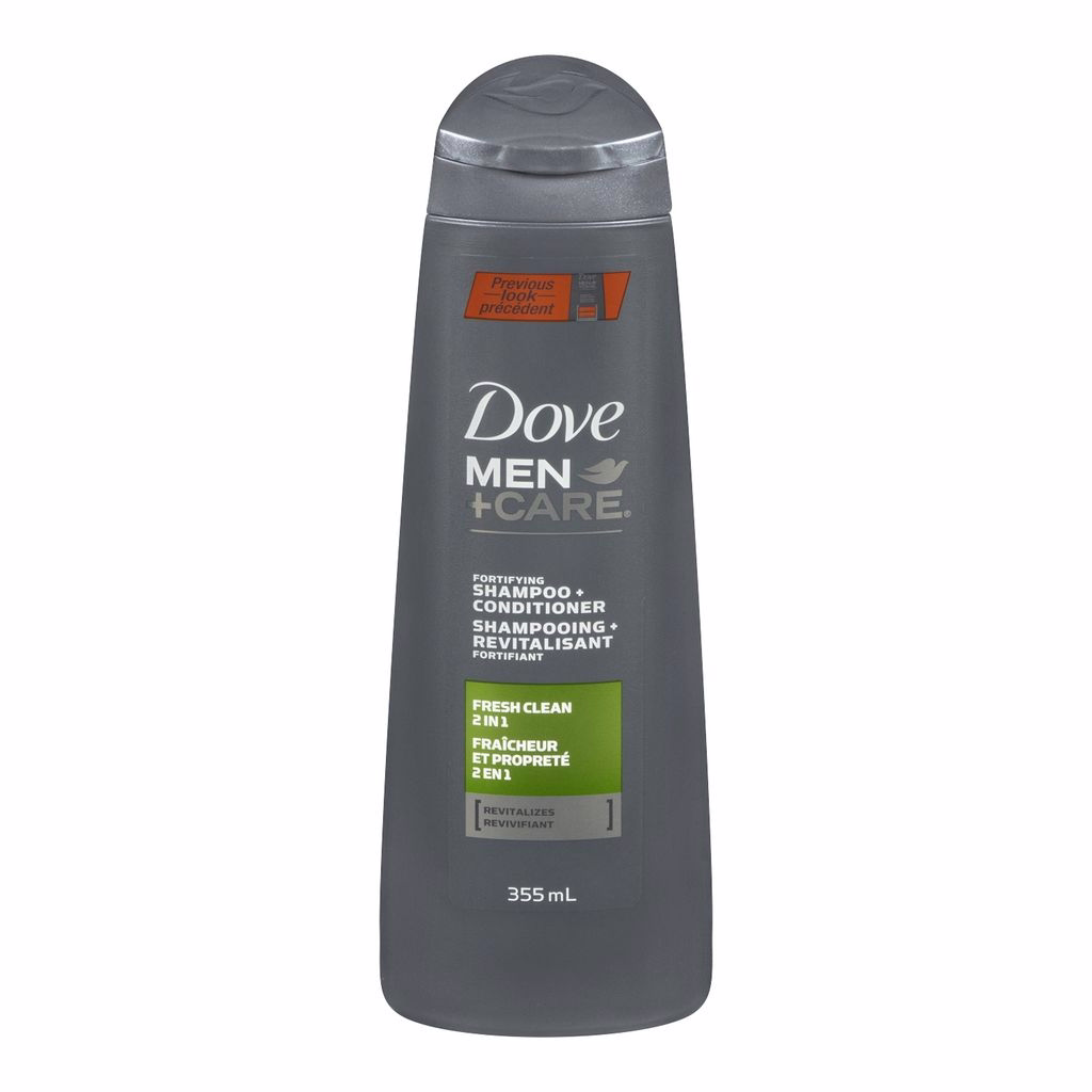 Dove Dove Men+care 2in1 Shampoo + Conditioner Fresh Clean 355ml 355.0 Ml