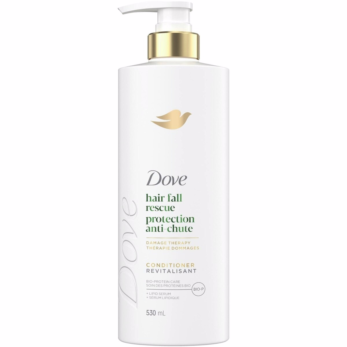 Dove 脆弱な髪用 Hair Fall Rescue コンディショナー、Liquid Bio-Protein Care 搭載、530 mL