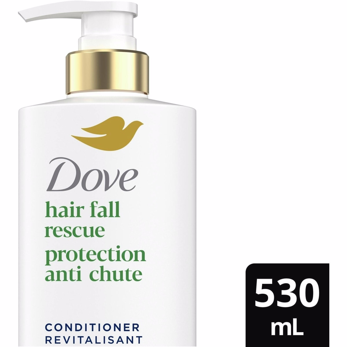 Dove 脆弱な髪用 Hair Fall Rescue コンディショナー、Liquid Bio-Protein Care 搭載、530 mL