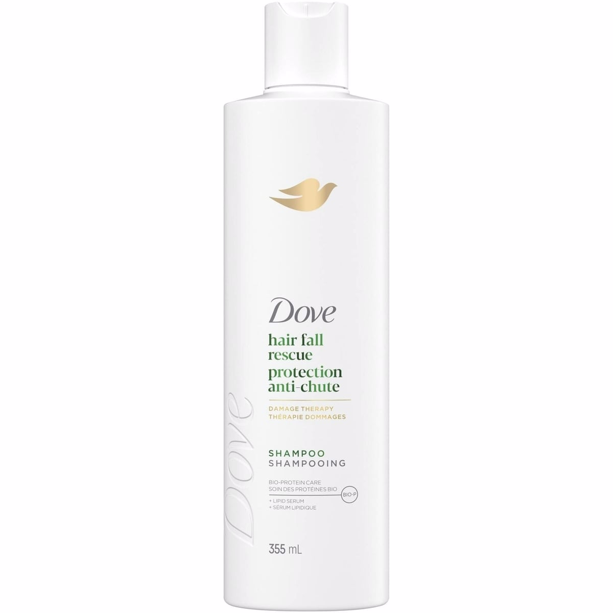 Dove Hair Fall Rescue Shampoo for Fragile Hair,  with Liquid Bio-Protein Care, 355 ML