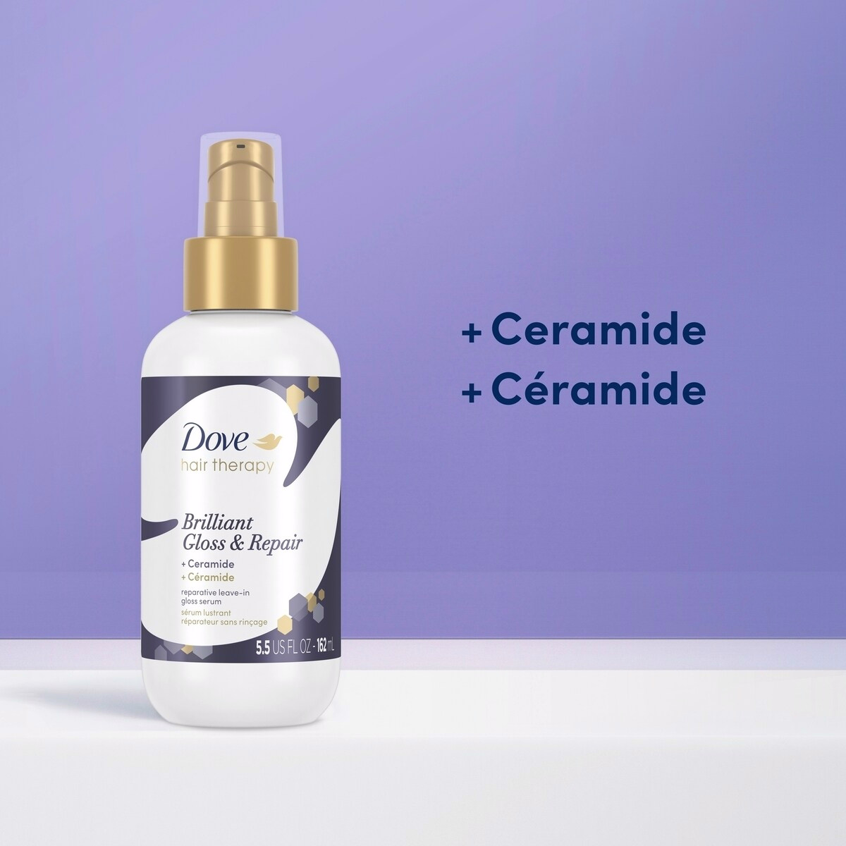 Dove Hair Therapy Leave-In Hair Serum for brilliant shine & healthy smoothness Brilliant Gloss & Repair hair care for damaged and colour-treated hair 162 ml Dove Hair Therapy Leave-In Hair Serum for brilliant shine & healthy smoothness Brilliant Gloss & Repair hair care for damaged and colour-treated hair