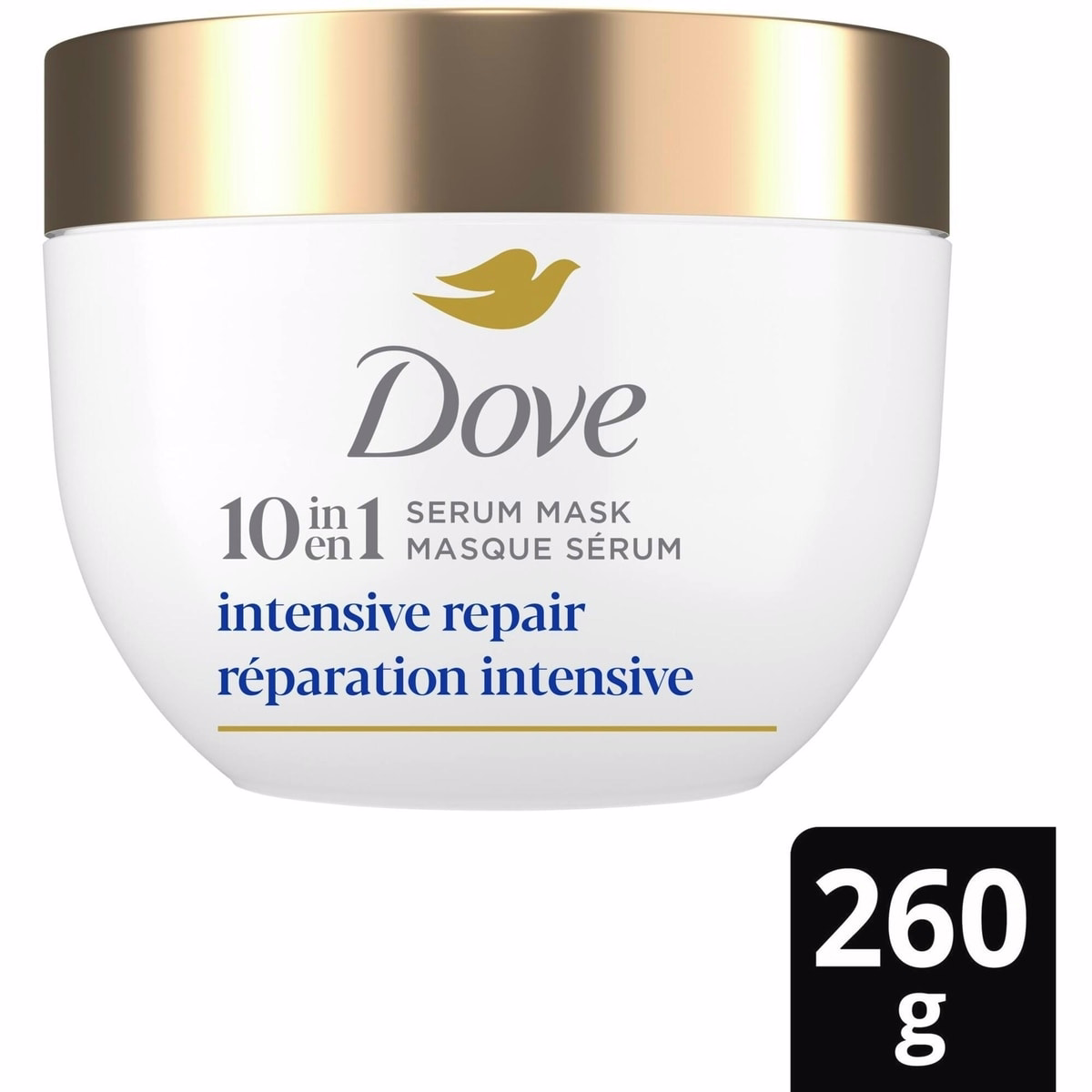 Dove Intensive Repair Hair Mask for Damaged Hair, with Liquid Bio-Protein care, 260g Dove Intensive Repair Hair Mask for Damaged Hair, with Liquid Bio-Protein care, 260g