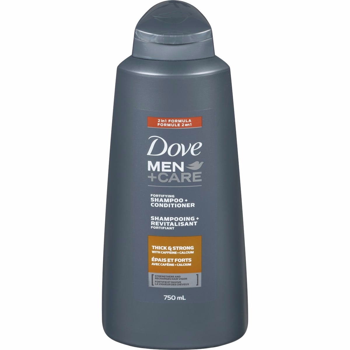 Dove Men+Care 2 in 1 Shampoo and Conditioner Thick and Strong 750 ML