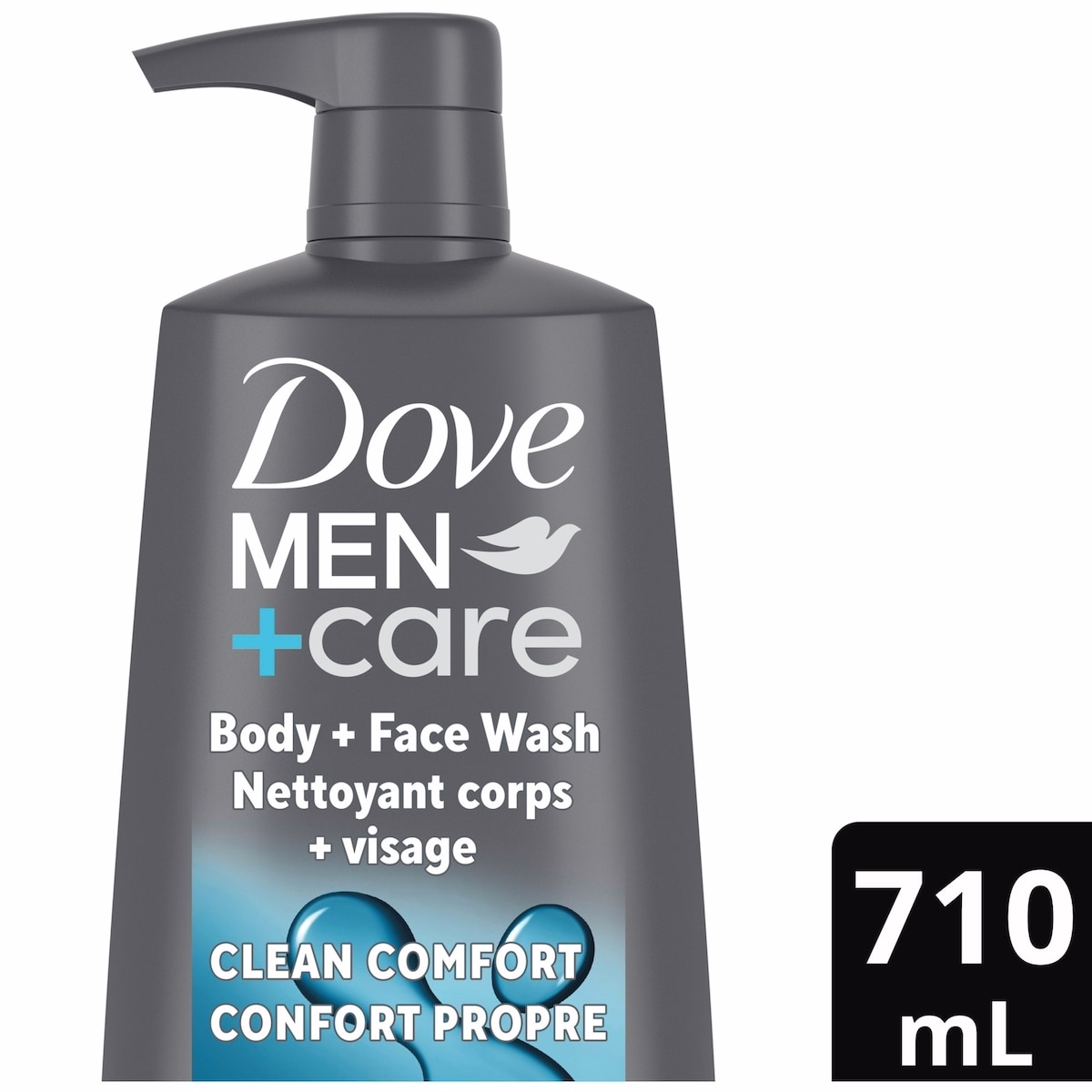 DOVE MEN+CARE Refreshing Extra Fresh ボディ＆フェイスウォッシュ 24時間の栄養ミクロ湿潤技術 メンズ用 ボディウォッシュ ポンプ式 710 mL