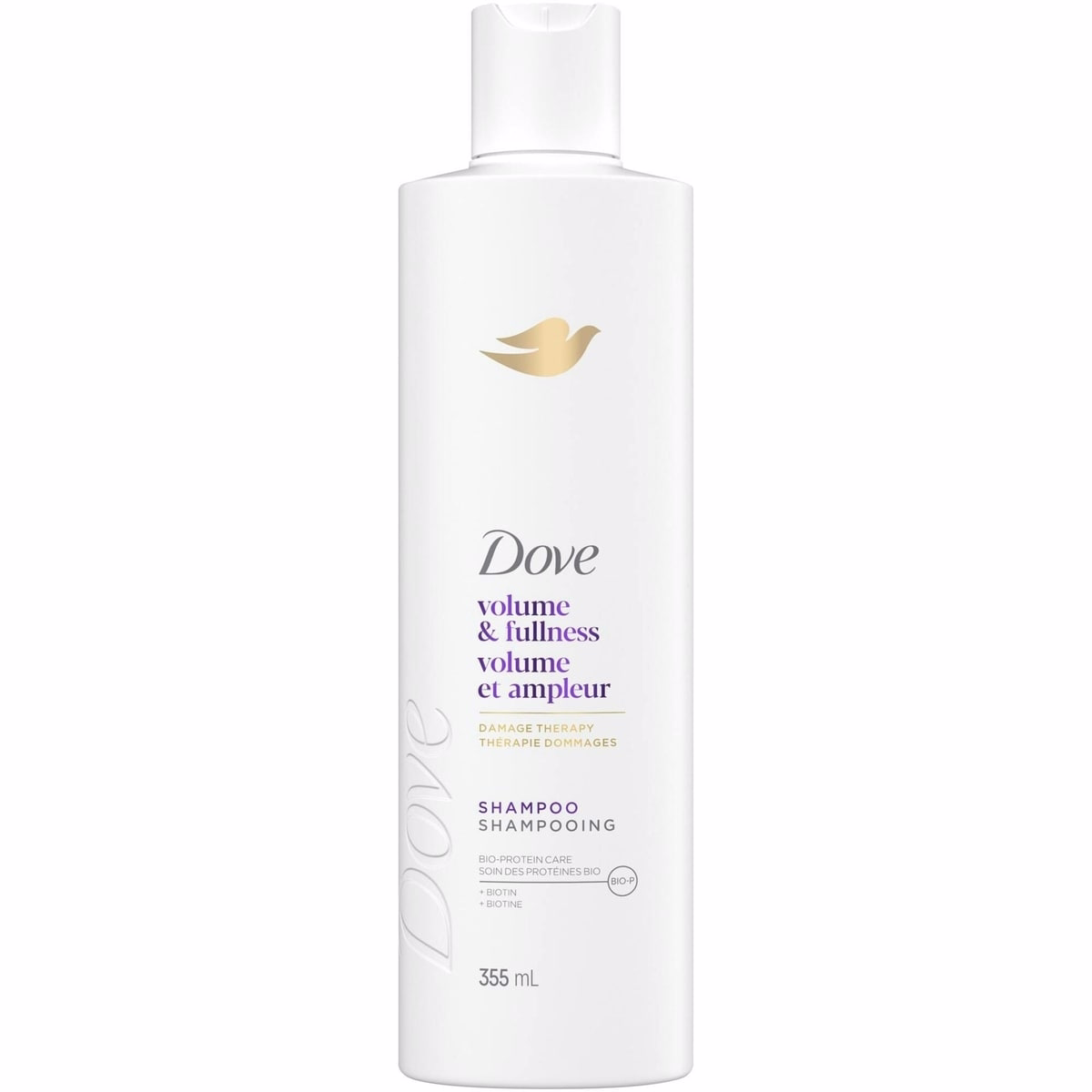 Dove Volume And Fullness Shampoo for Flat Hair,   with Liquid Bio-Protein Care 355 ML