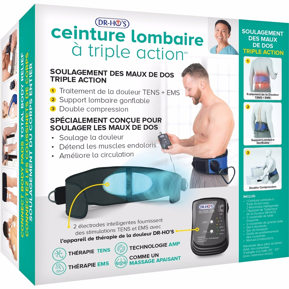 DR-HO'S Triple Action Back Belt DR-HO'S Triple Action Back Belt