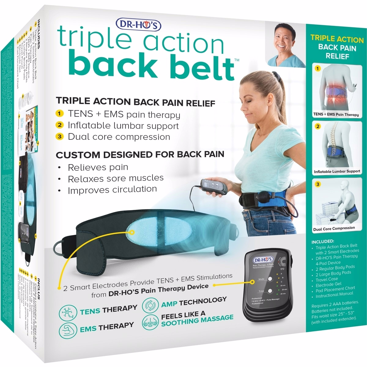 DR-HO'S Triple Action Back Belt DR-HO'S Triple Action Back Belt