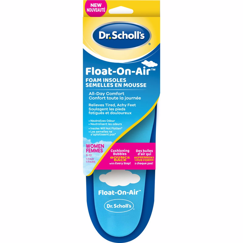 Dr. Scholl's Dr. Scholl's Float-on-Air Foam Insoles, Women's, Sizes 6-10 1.0 Ea