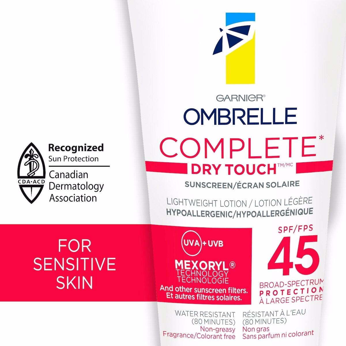 Dry Touch SPF 45 Face & Body Lotion Sunscreen