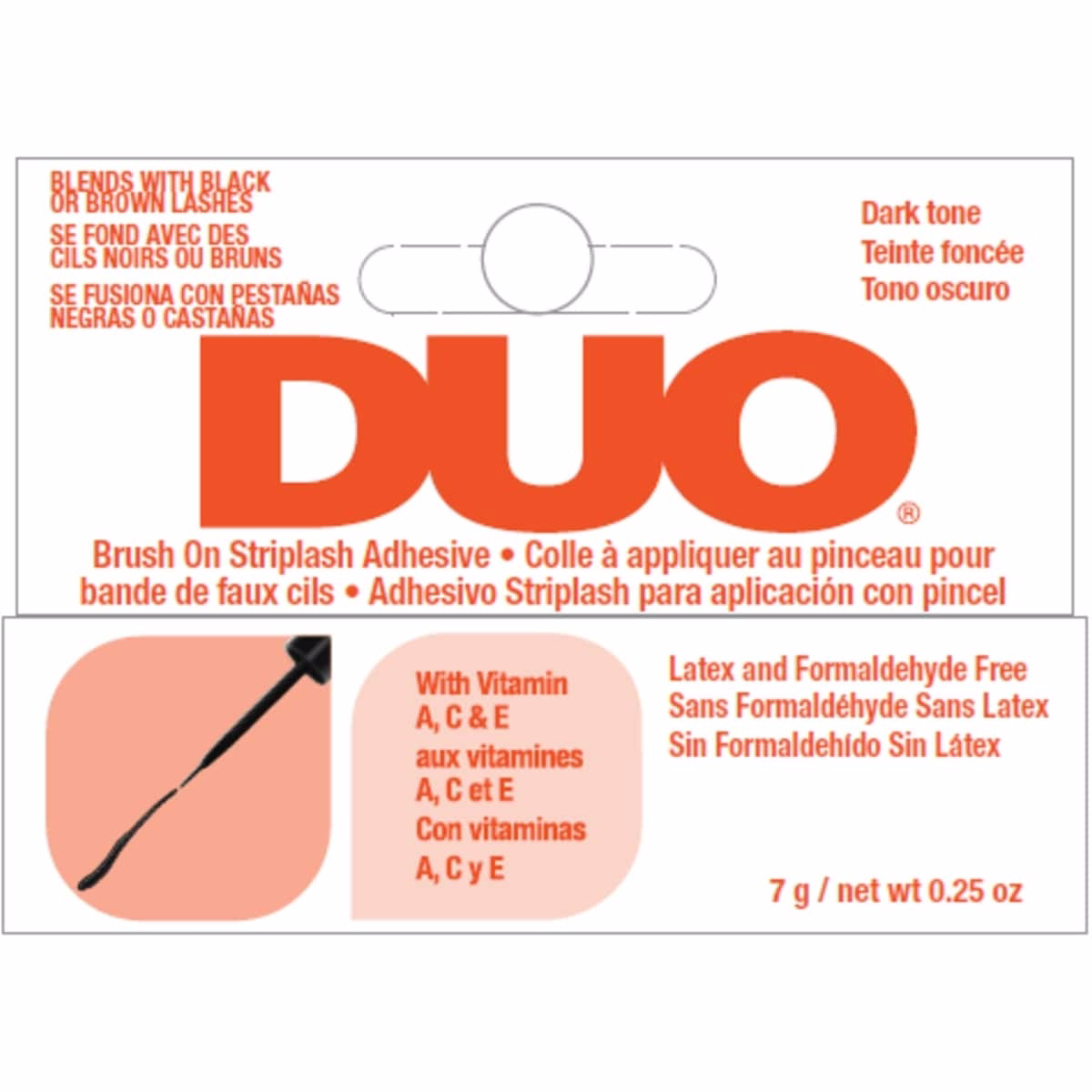 Duo Professional Brush On Adhesive Dark