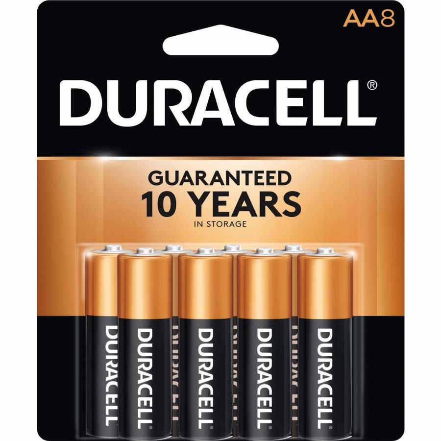 Duracell Coppertop AA Alkaline Battery (8-Pack)