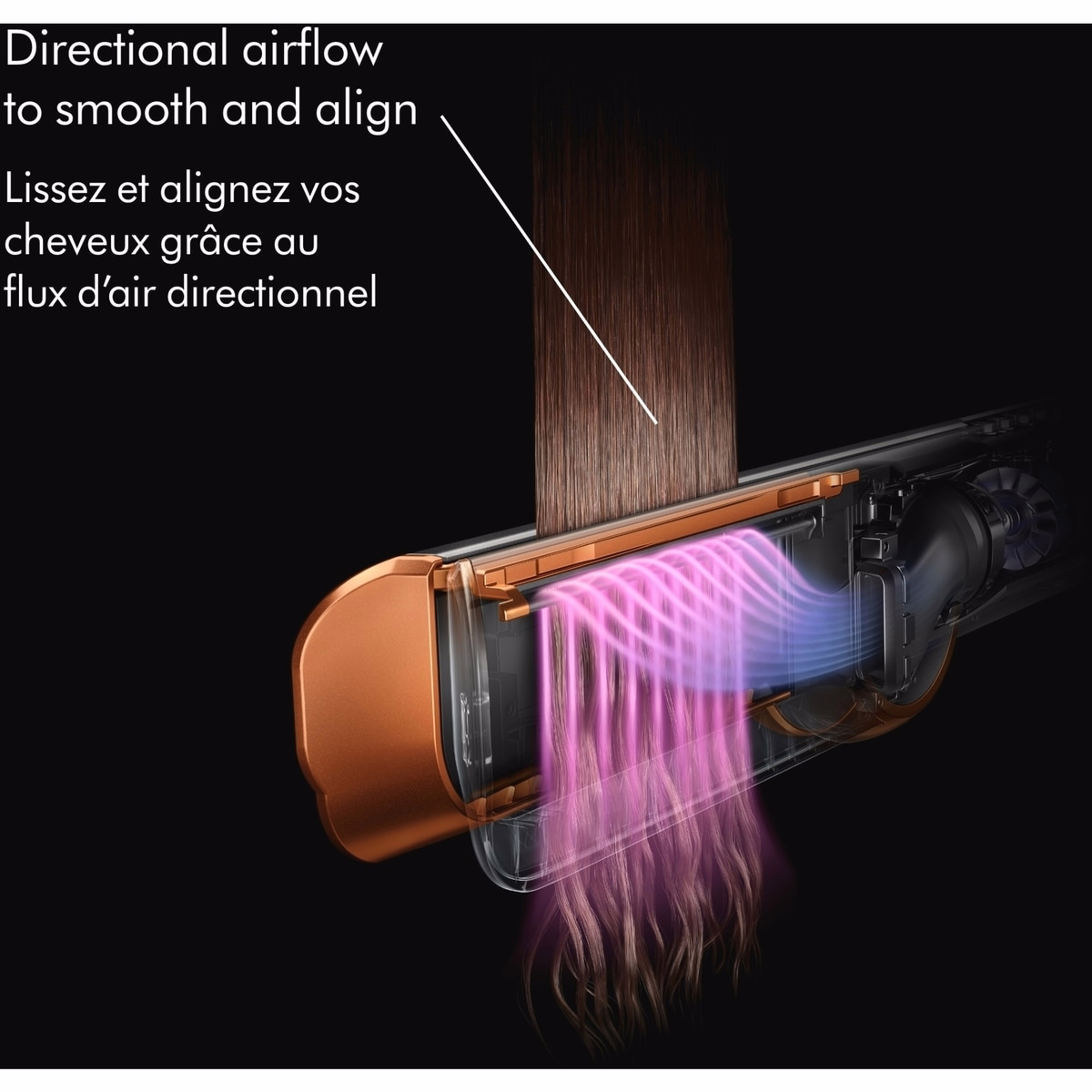 Dyson Airstrait™ Straightener Bright Nickel/Rich Copper Dyson Airstrait™ Straightener Bright Nickel/Rich Copper