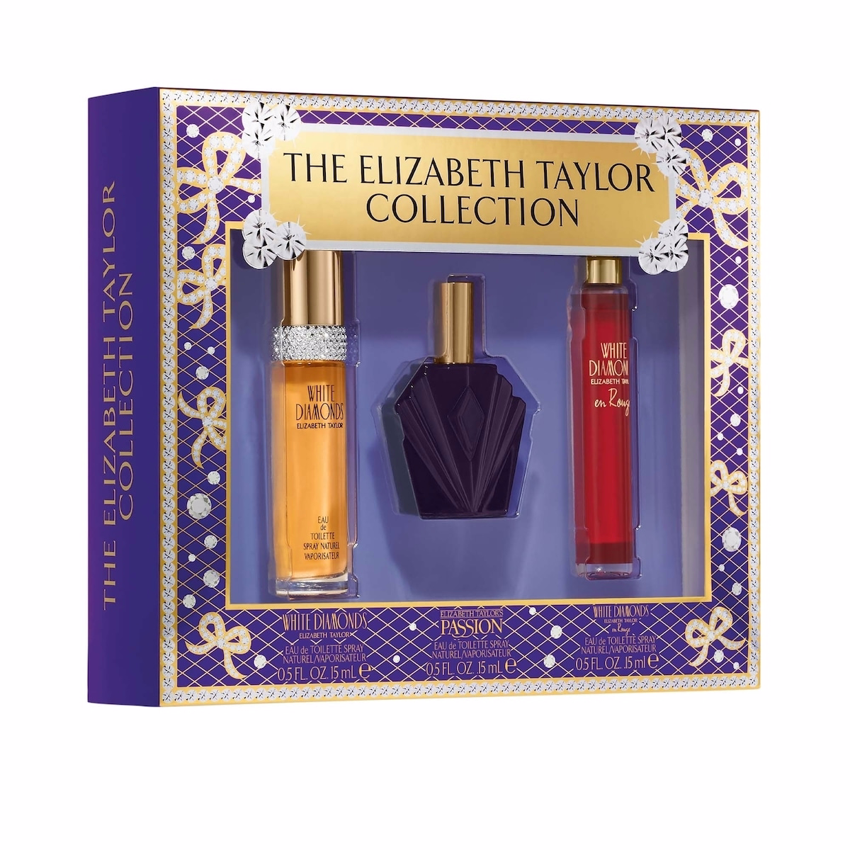 Parfum pour femmes Elizabeth Taylor Coffret 3 pièces, 0,5 fl. oz. Eau de Toilette