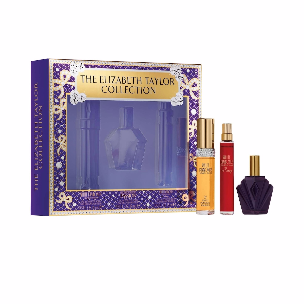 Parfum pour femmes Elizabeth Taylor Coffret 3 pièces, 0,5 fl. oz. Eau de Toilette