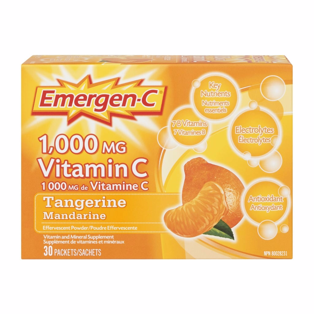 Emergen C Emergen-c Vitamin C & Mineral Supplement Fizzy Drink Mix, Tangerine