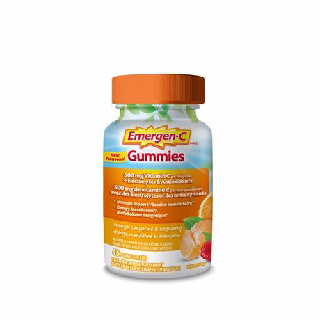 Emergen-c Immune Gummie Orange Tangerine Raspberry