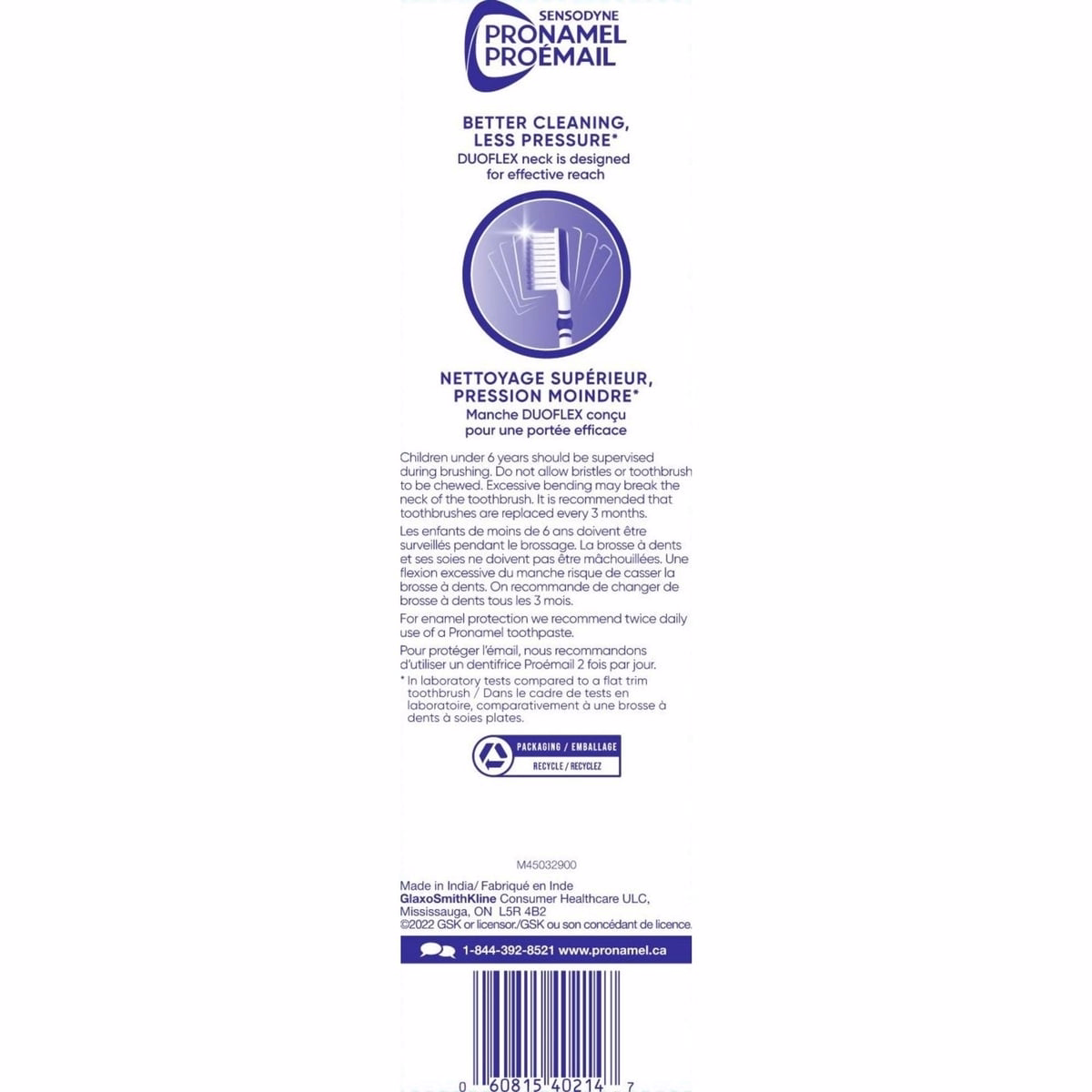 Enamel Protection Toothbrush, Medium Bristle